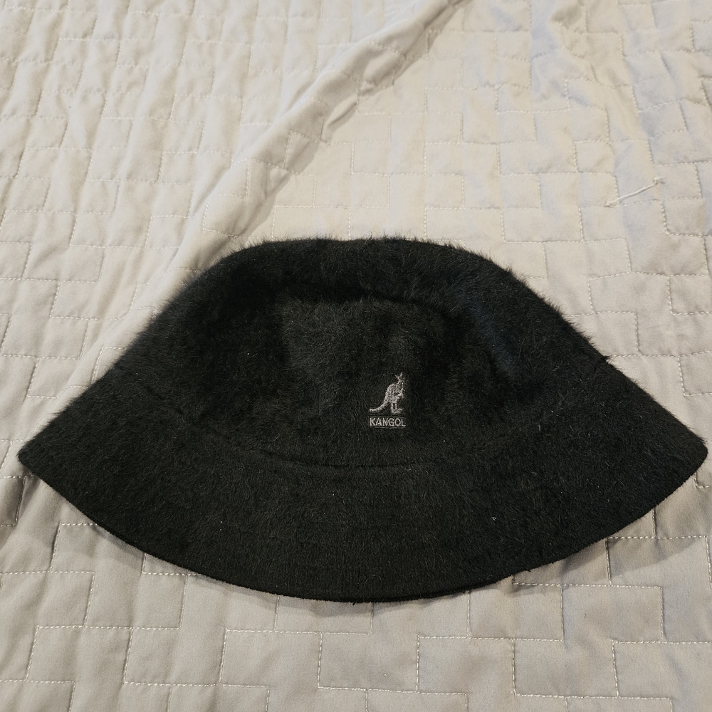 Vintage Kangol Classic Black Fuzzy Hat
